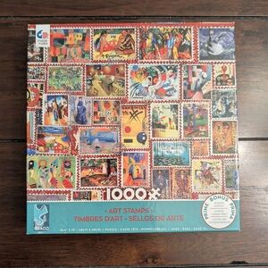 2/$10 Art Stamps 1000 Piece Puzzle